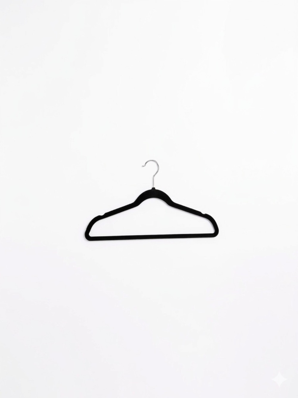 Non-Brand Velvet Suit & Shirt Hanger - Black Lot of 100
